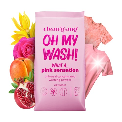 Uniwersalny proszek do prania Cleangang Oh My Wash! Pink Sensation – 1,35 kg