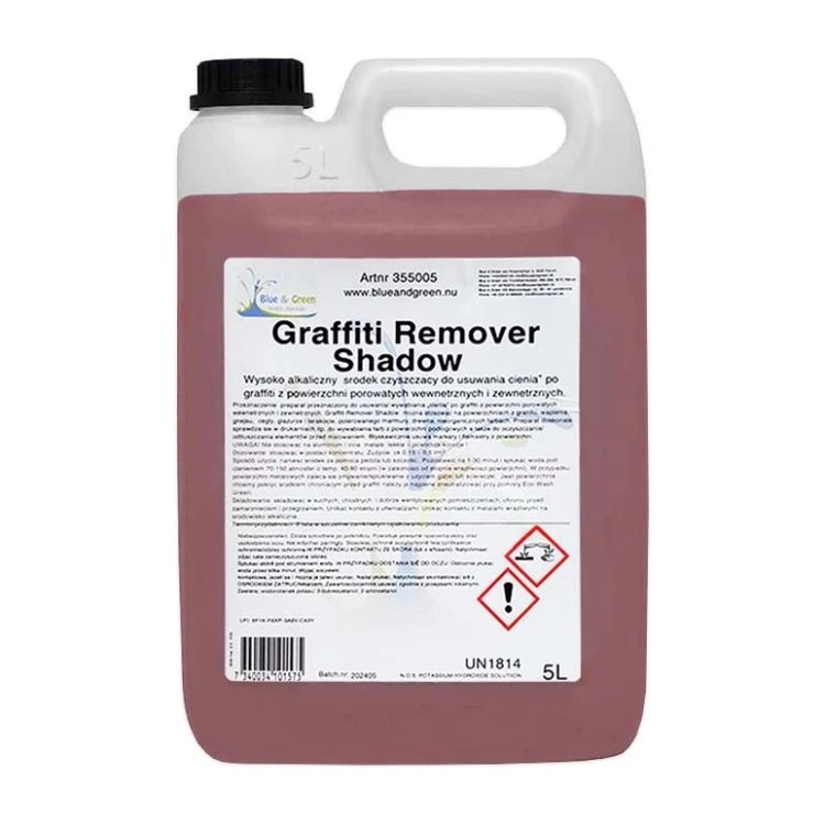 Środek do usuwania cieni po graffiti ACP Blue & Green Graffiti Remover Shadow – 5 l