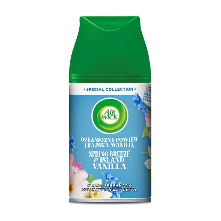 Wkład do odświeżacza powietrza Air Wick Freshmatic Oceaniczny Powiew i Rajska Wanilia – 250 ml