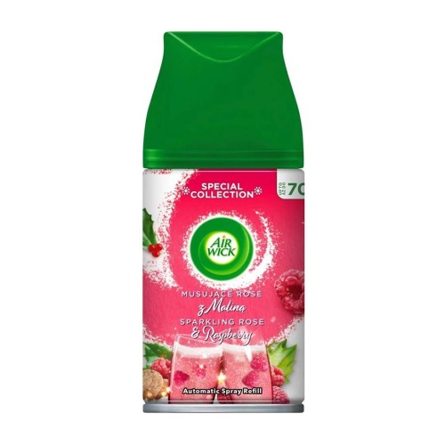 Wkład do odświeżacza powietrza Air Wick Freshmatic Musujące Rosé z maliną – 250 ml