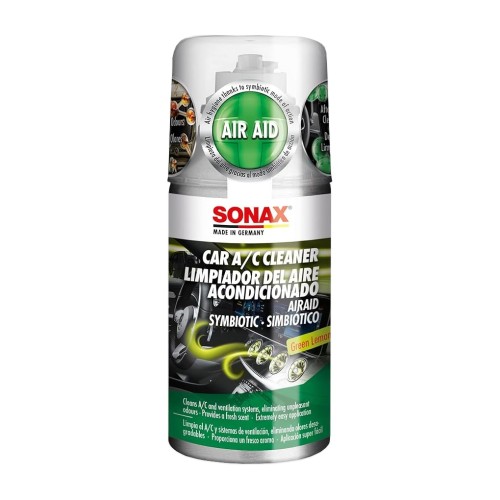 Preparat do czyszczenia klimatyzacji SONAX A/C Power Cleaner Green Lemon – 100 ml