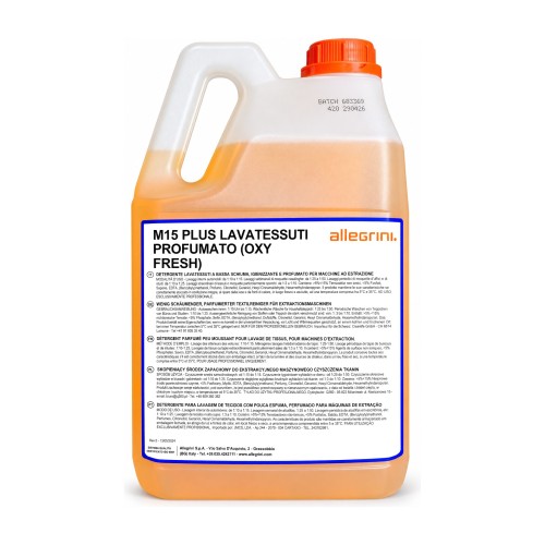 środek do prania ekstrakcyjnego Allegrini M15 Plus Oxy Fresh – 5 kg