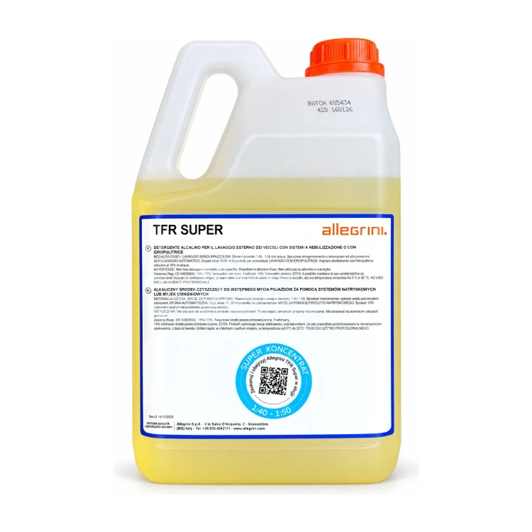 Środek do wstępnego mycia samochodu Allegrini TFR Super – 5 kg