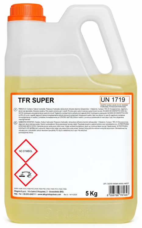 Środek do wstępnego mycia samochodu Allegrini TFR Super – 5 kg – zdjęcie 2