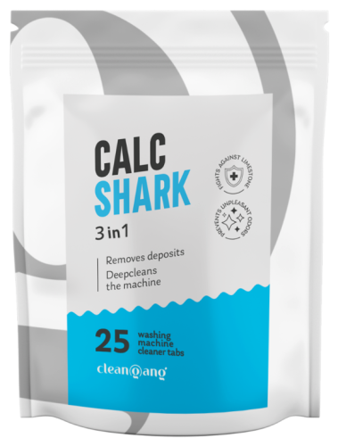 Tabletki do czyszczenia pralki Cleangang Calc Shark – 25 szt. – zdjęcie 2