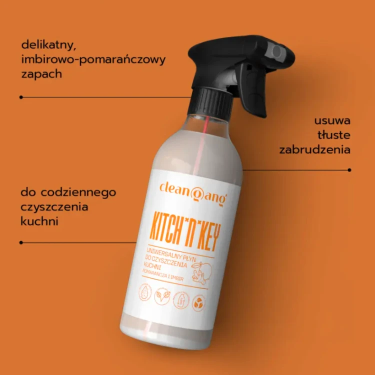 Płyn do czyszczenia kuchni Cleangang Kitch’n’Key – 500 ml – zdjęcie 3