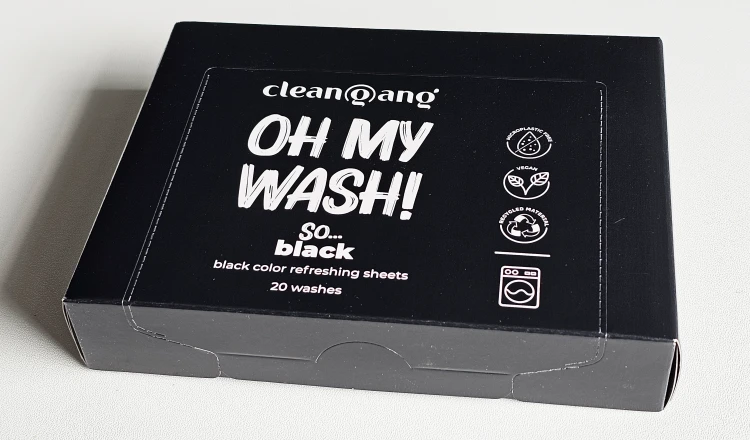 Chusteczki do prania czarnych ubrań Cleangang Oh My Wash! So... Black – 20 szt. – zdjęcie 3