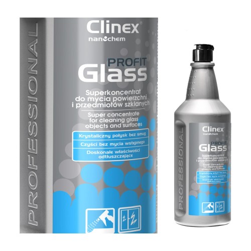 Koncentrat do mycia szyb Clinex Profit Glass – 1 l