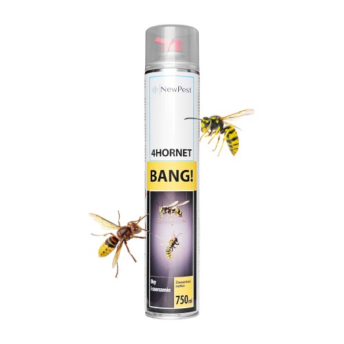Aerozol na osy i szerszenie NewPest BANG! 4HORNET – 750 ml