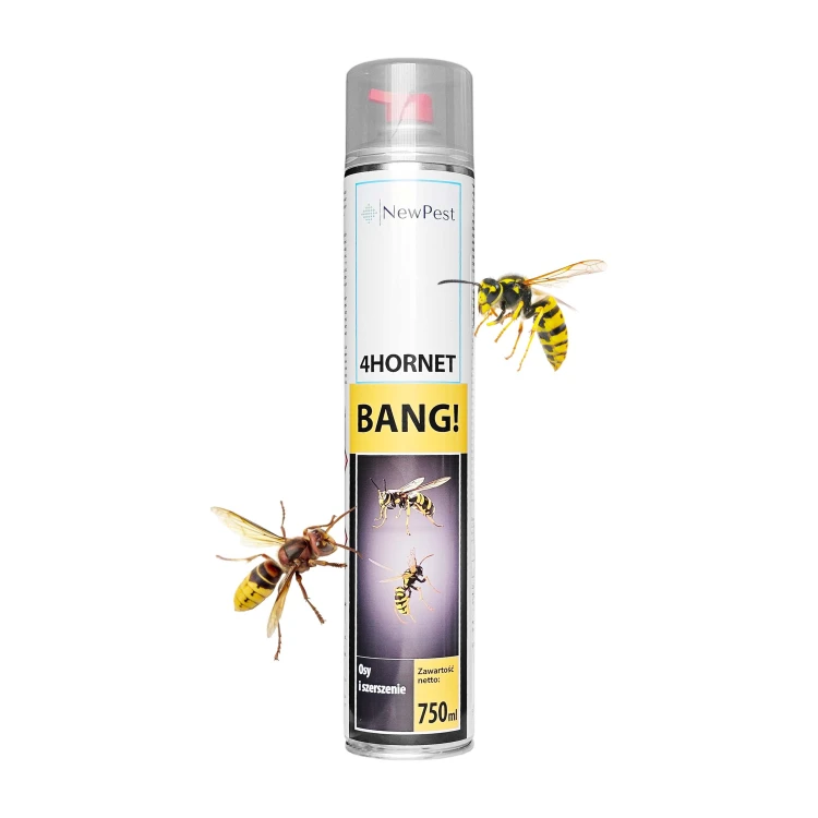 Aerozol na osy i szerszenie NewPest BANG! 4HORNET – 750 ml