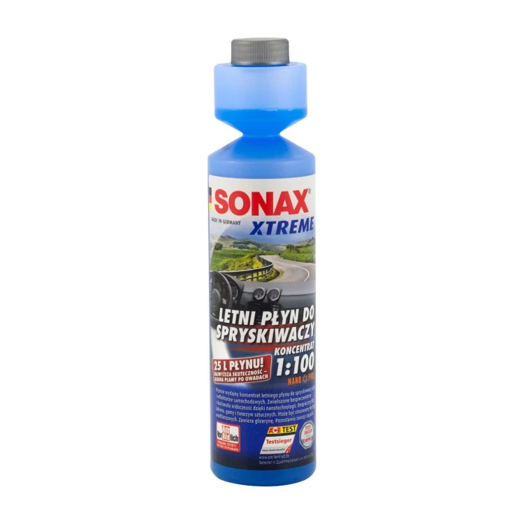 Koncentrat letniego płynu do spryskiwaczy SONAX XTREME – 250 ml