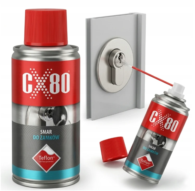 Smar do zamków CX80 Teflon – 150 ml – zdjęcie 2