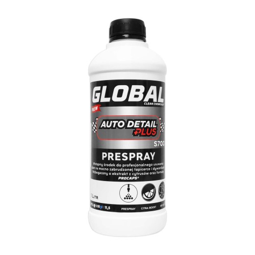Global Auto Detail Plus S700 – prespray do prania tapicerki samochodowej – 1 l
