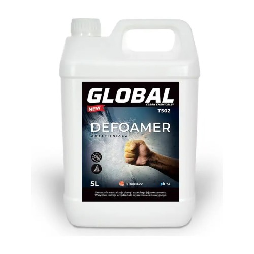 Global Defoamer T502 – odpieniacz do odkurzacza piorącego – 5 l