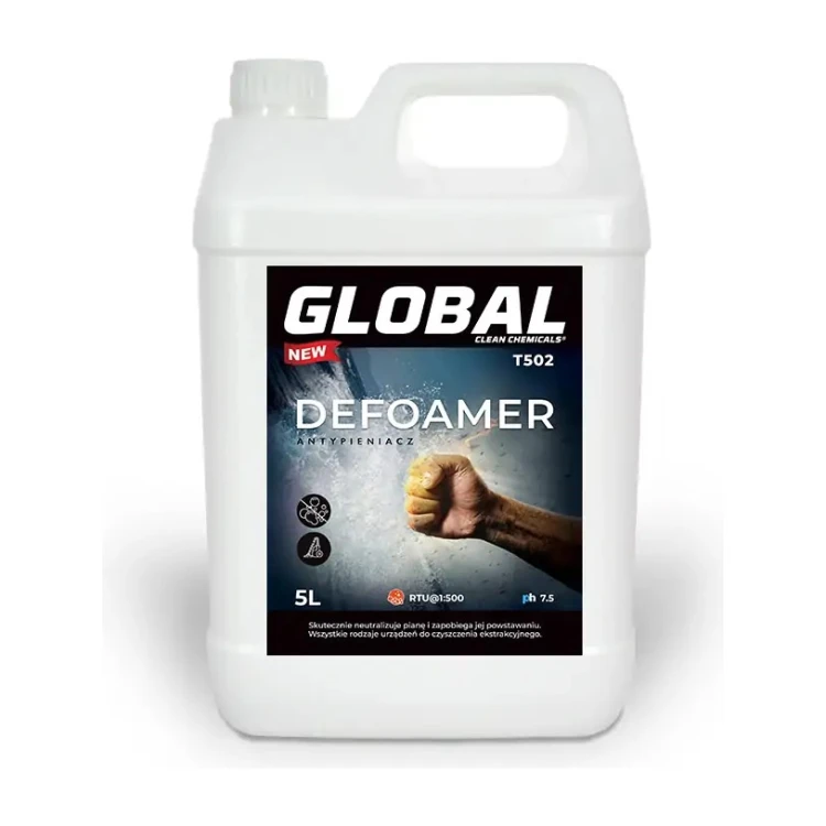 Global Defoamer T502 – odpieniacz do odkurzacza piorącego – 5 l