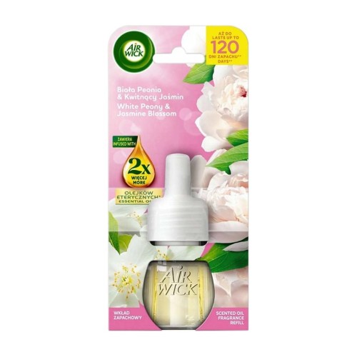 Wkład do elektrycznego odświeżacza Air Wick Biała Peonia & Kwitnący Jaśmin – 19 ml