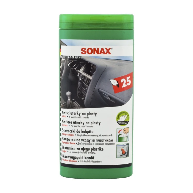 SONAX Ściereczki do kokpitu nabłyszczające 25 szt.