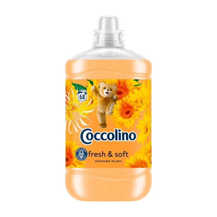Płyn do płukania tkanin Coccolino Fresh & Soft Orange Rush – 1,7 l
