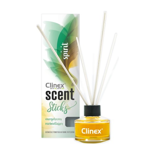 Clinex Scent Sticks Spirit – patyczki zapachowe – 45 ml