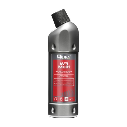 Clinex W3 Multi – żel do WC i sanitariatów – 1 l
