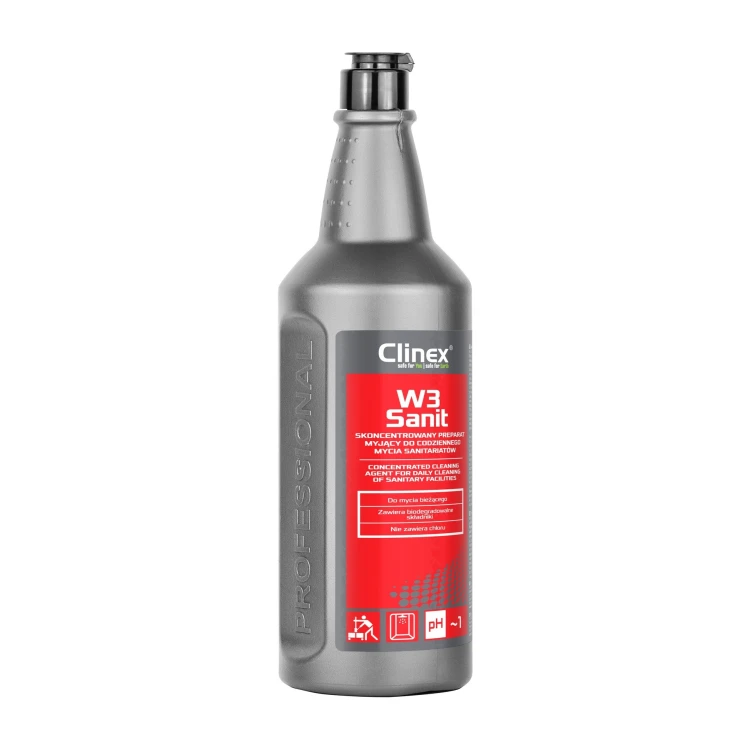 Clinex W3 Sanit – płyn do mycia łazienki – 1 l