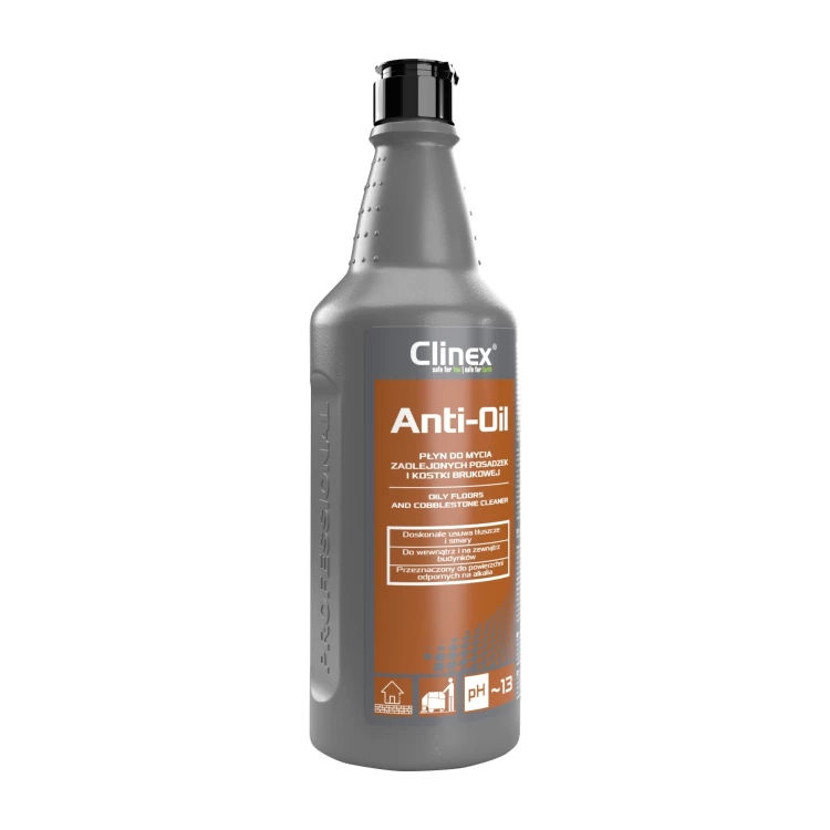 Clinex Anti-Oil – płyn do czyszczenia kostki brukowej z oleju i posadzek – 1 l