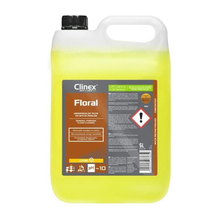 Clinex Floral Citro – płyn do mycia podłóg – 5 l
