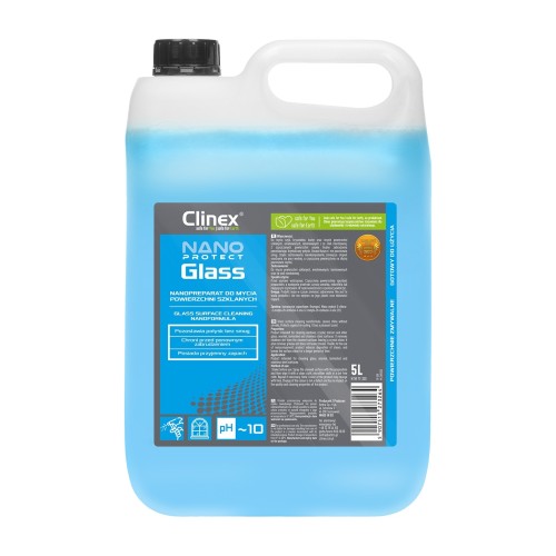 Clinex Nano Protect Glass – płyn do mycia szyb i luster – 5 l