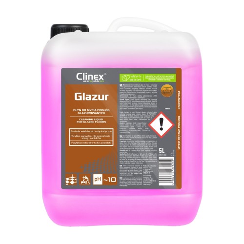 Clinex Glazur – płyn do mycia glazury w koncentracie – 5 l