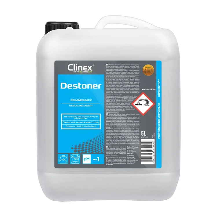 Clinex Destoner – odkamieniacz do urządzeń – 5 l