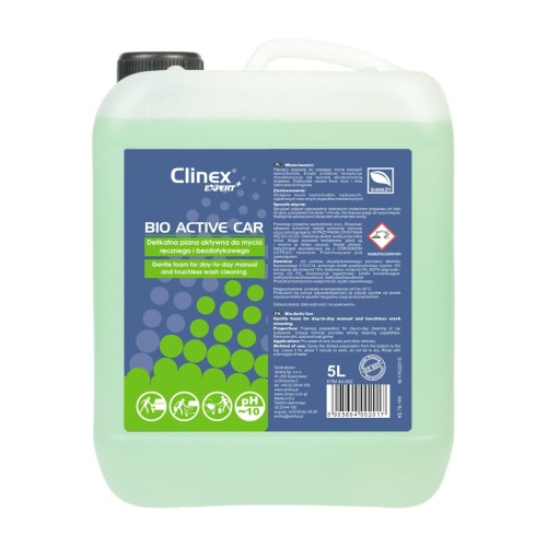 Clinex Bio Active Car – aktywna piana do mycia samochodu – 5 l