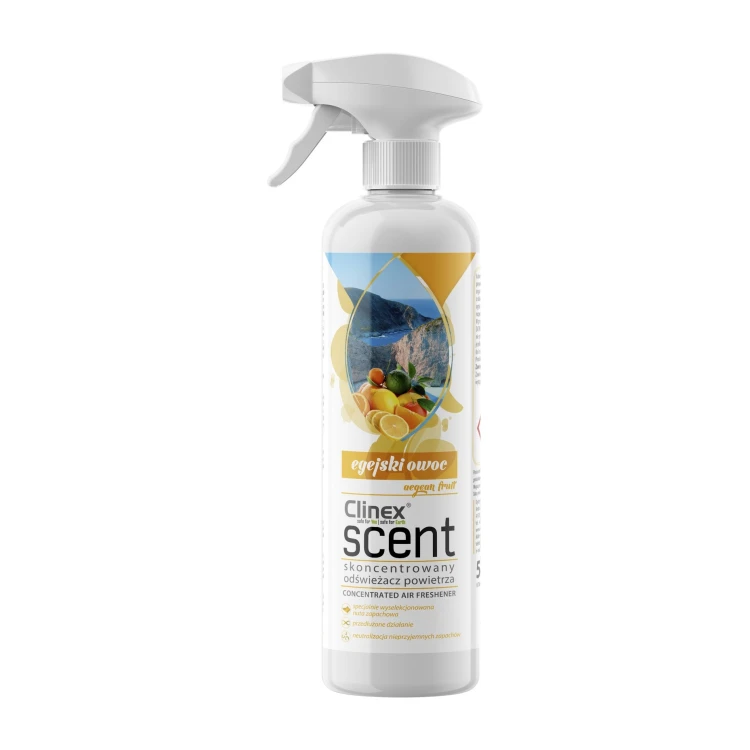 Clinex Scent Egejski Owoc – odświeżacz powietrza – 500 ml