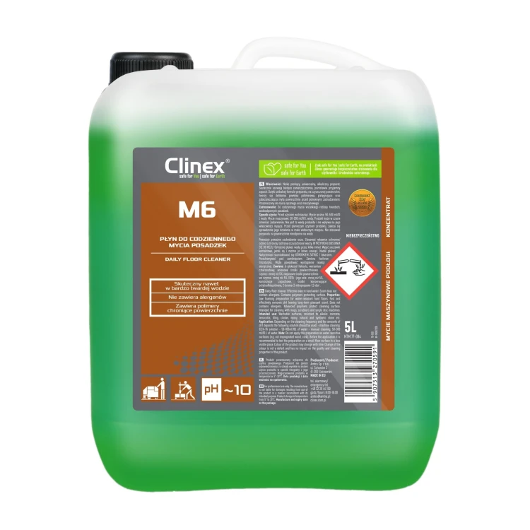 Clinex M6 Medium – płyn do mycia posadzek – 5 l