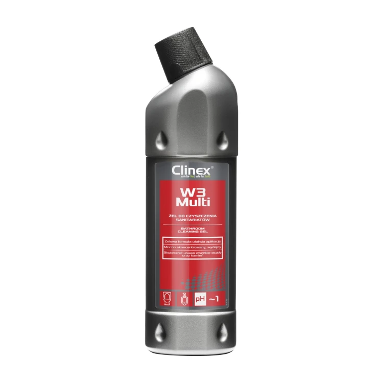 Clinex W3 Multi – żel do WC i sanitariatów – 1 l