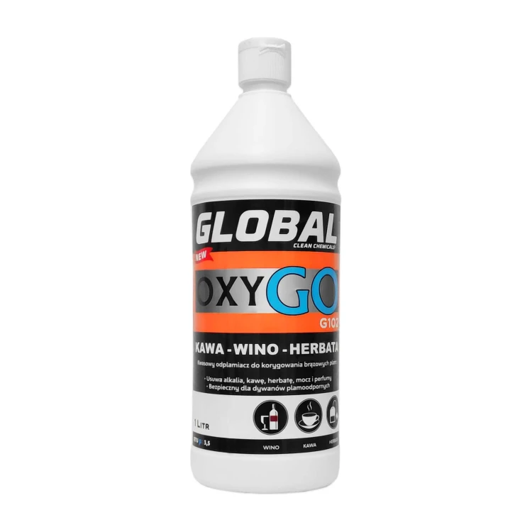 Global OxyGO G102 – odplamiacz do tapicerki i dywanów – 1 l