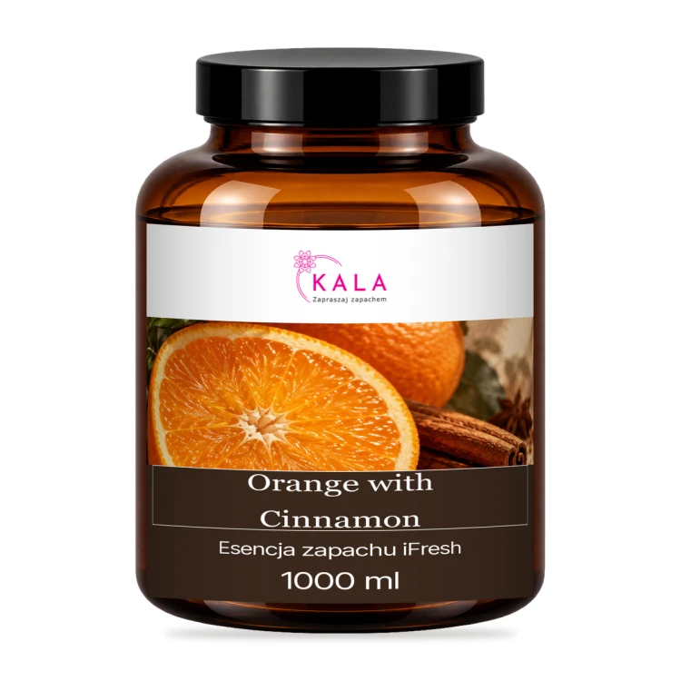 Kala iFresh Orange with Cinnamon – olejek do dyfuzora – 1000 ml, butelka (zdjęcie poglądowe)