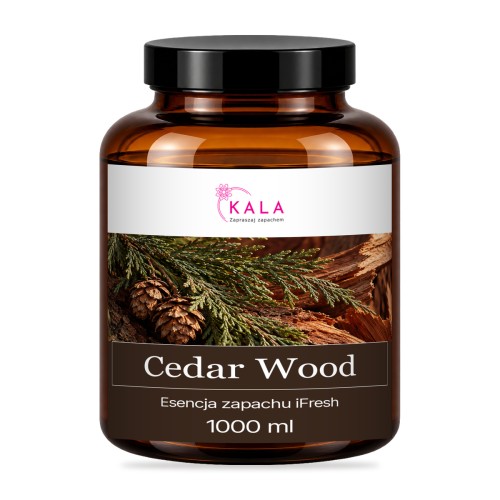 Kala iFresh Cedar Wood – olejek do dyfuzora – 1000 ml, butelka (zdjęcie poglądowe)