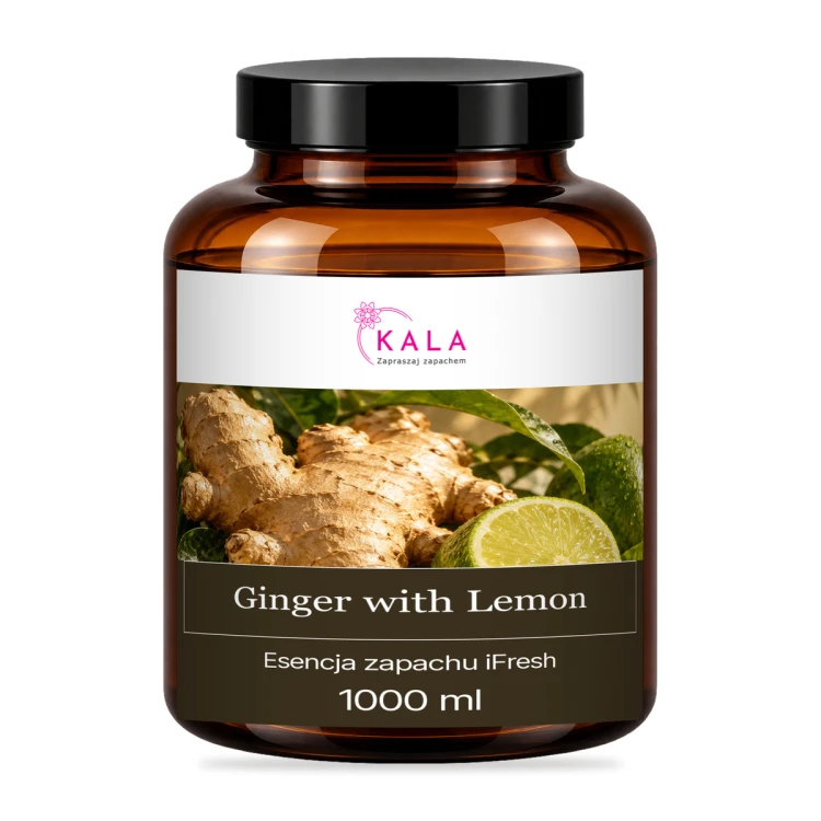 Kala iFresh Ginger with Lemon – olejek do dyfuzora – 1000 ml, butelka (zdjęcie poglądowe)