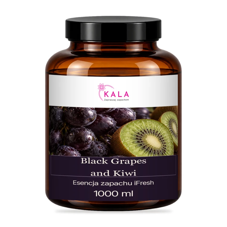 Kala iFresh Black Grapes and Kiwi – olejek do dyfuzora – 1000 ml, butelka (zdjęcie poglądowe)