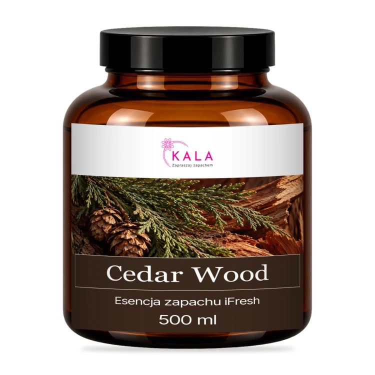 Kala iFresh Cedar Wood – olejek do dyfuzora – 500 ml, butelka (zdjęcie poglądowe)