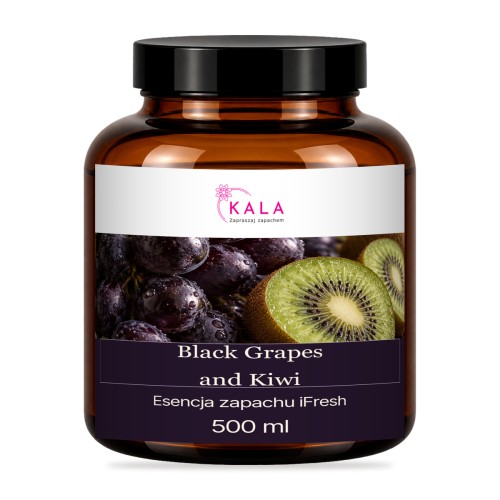 Kala iFresh Black Grapes and Kiwi – olejek do dyfuzora – 500 ml, butelka (zdjęcie poglądowe)