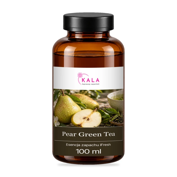 Kala iFresh Pear Green Tea – olejek do dyfuzora – 100 ml, butelka (zdjęcie poglądowe)