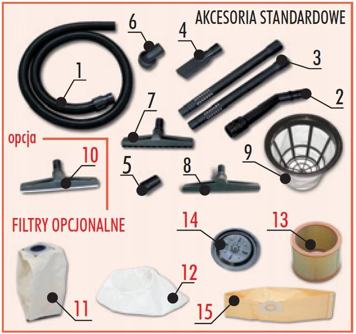 BKF Power+ – odkurzacz na sucho i mokro – zdjęcie 2