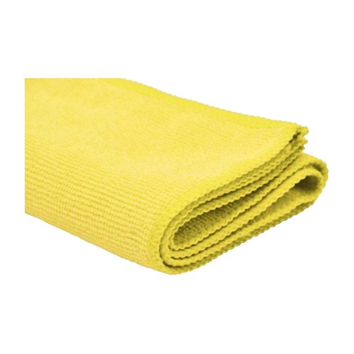Ścierka z mikrofibry 40 × 40 cm, żółta, 320 g/m²