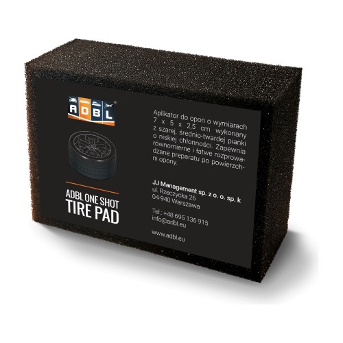 ADBL One Shot Tire Pad aplikator do opon 7 × 5 × 2,5 cm