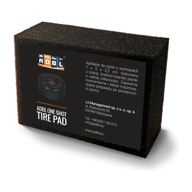 ADBL One Shot Tire Pad aplikator do opon 7 × 5 × 2,5 cm