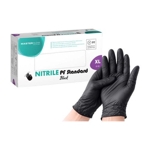 Master Glove – Rękawice nitrylowe 100 szt. – czarne XL