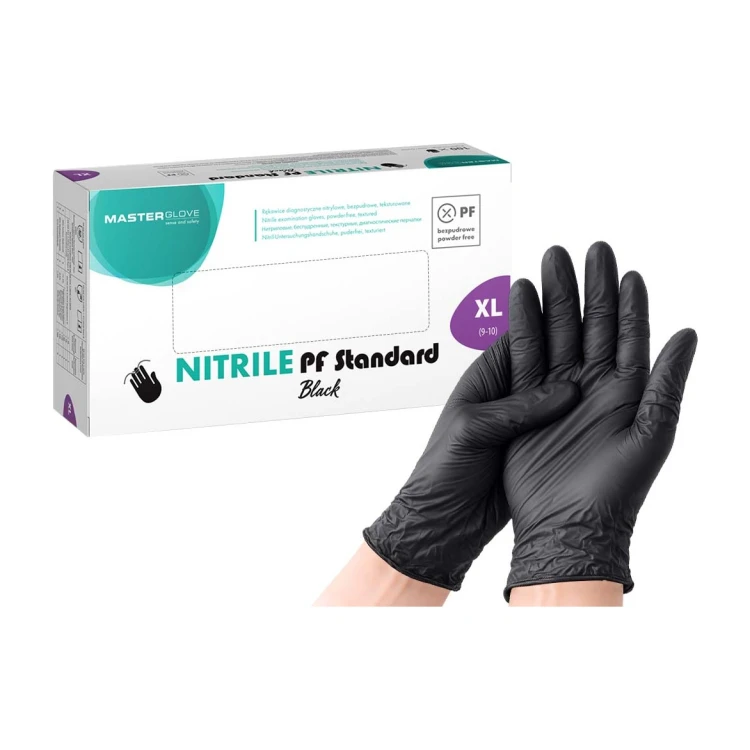 Master Glove – Rękawice nitrylowe 100 szt. – czarne XL