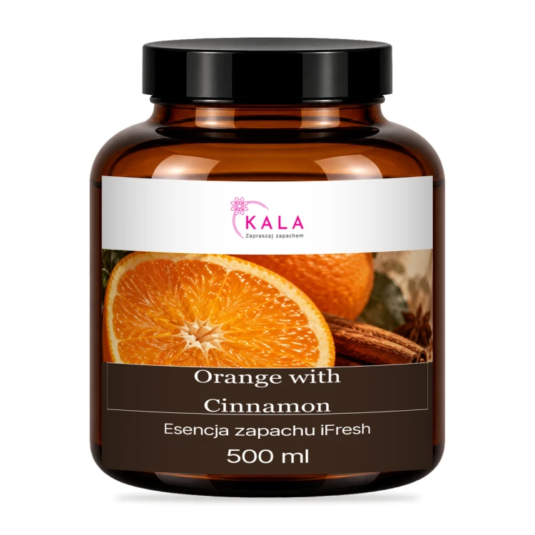Kala iFresh Orange with Cinnamon – olejek do dyfuzora – 500 ml, butelka (zdjęcie poglądowe)