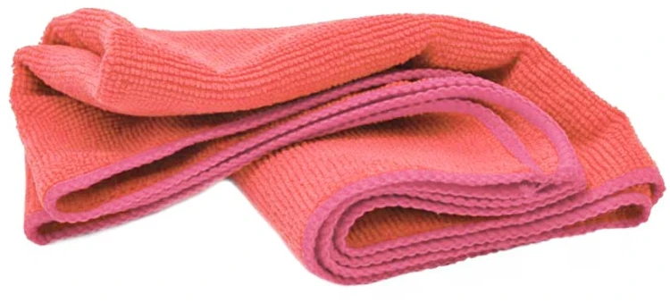 Ścierka z mikrofibry 30 × 30 cm, czerwona, 220 g/m² – zdjęcie 2